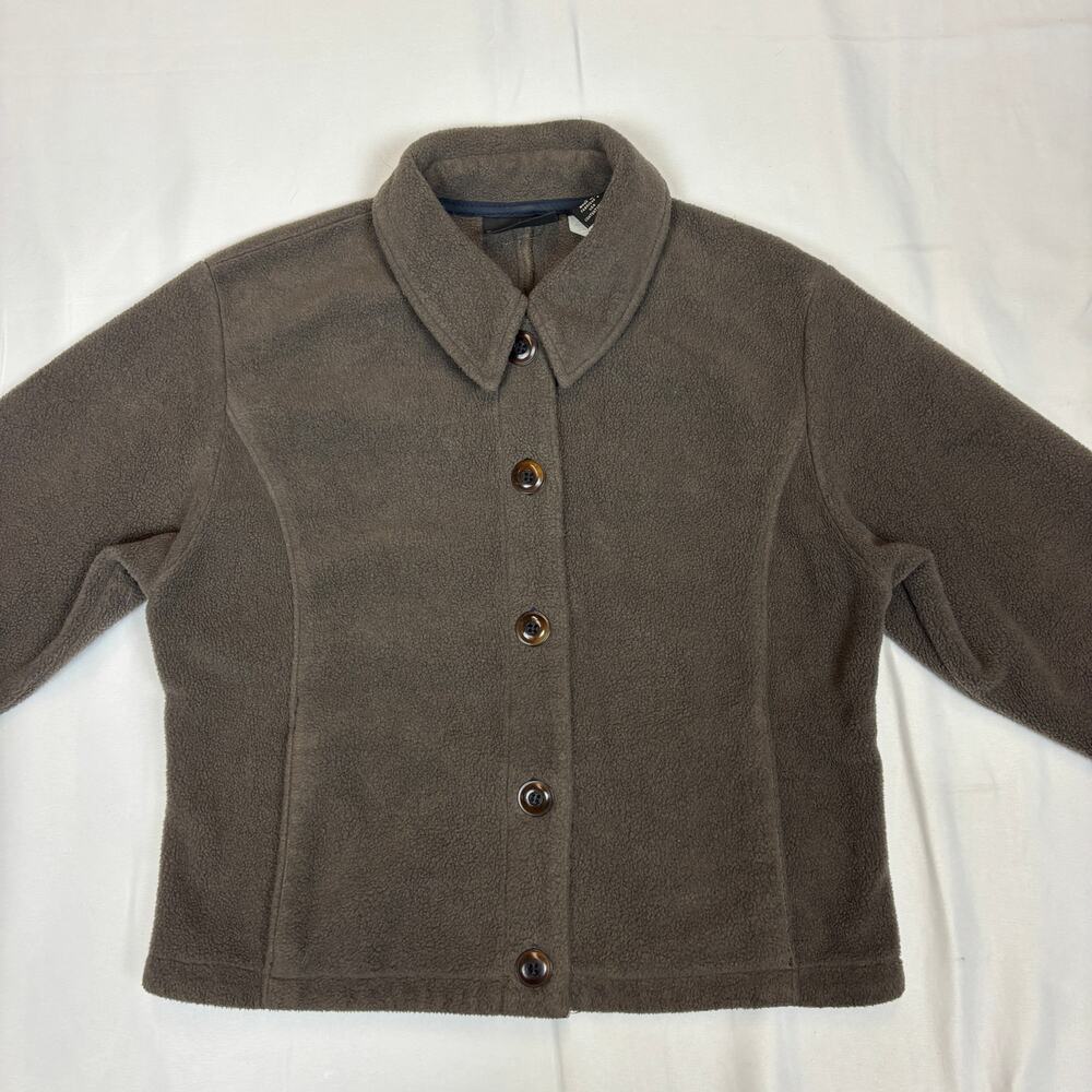 Vintage Patagonia Fleece Button Down Jacket Women's Small USA Granola - Picture 2 of 9
